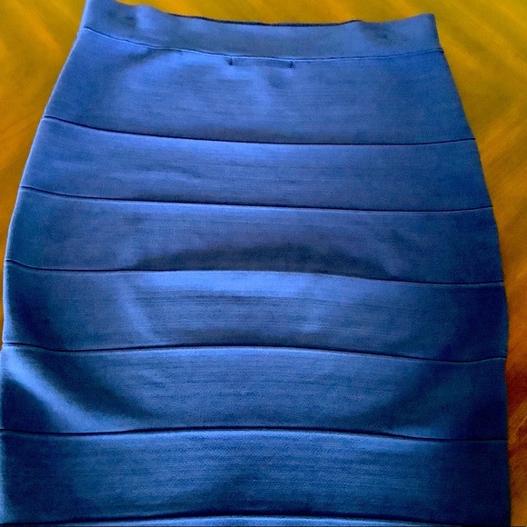Royal Blue Bandage Skirt - Picture 9 of 10